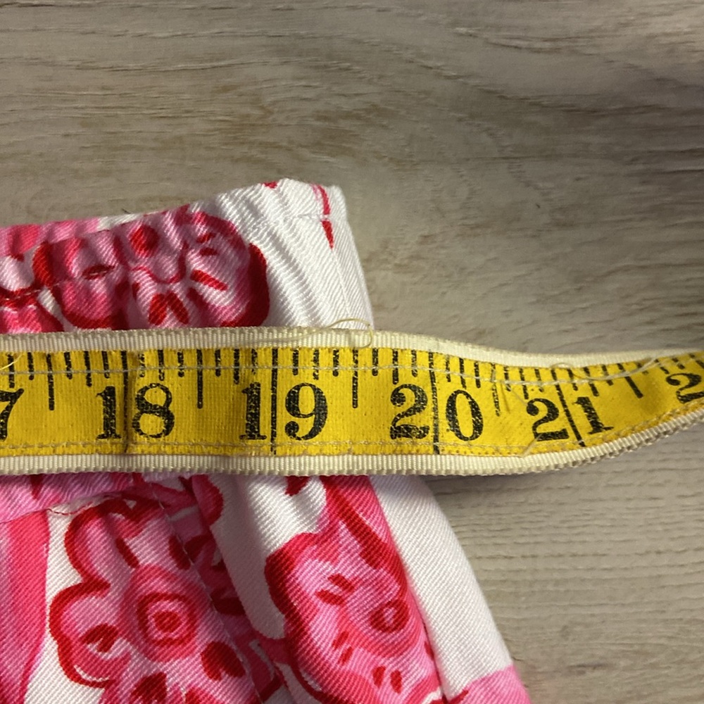 Talbots Pink and Red Floral Cropped Pants, Size XL - Picture 9 of 9